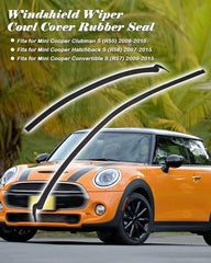 FurnyQuaint cowl seal detail showing OE replacement compatibility for Mini Cooper.