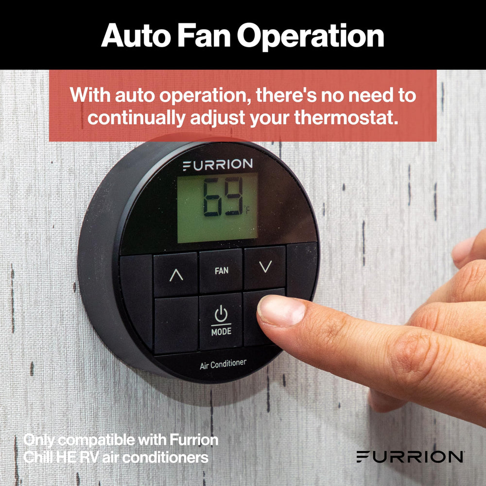 Furrion Chill HE thermostat compatible with Chill HE systems for cohesive control