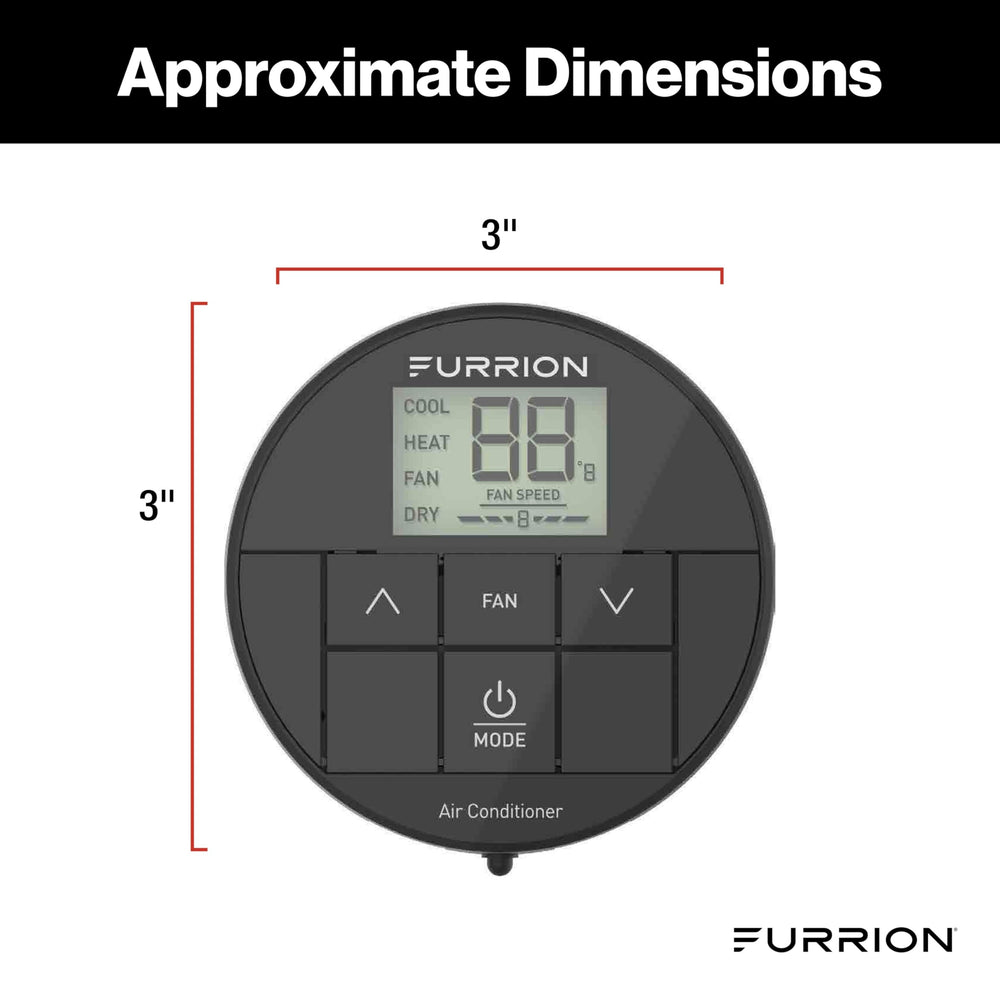 Furrion Chill HE thermostat wall control backlit LCD display for easy reading