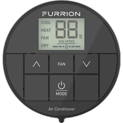 Furrion Chill HE thermostat wall control front view showing compact design for RVs