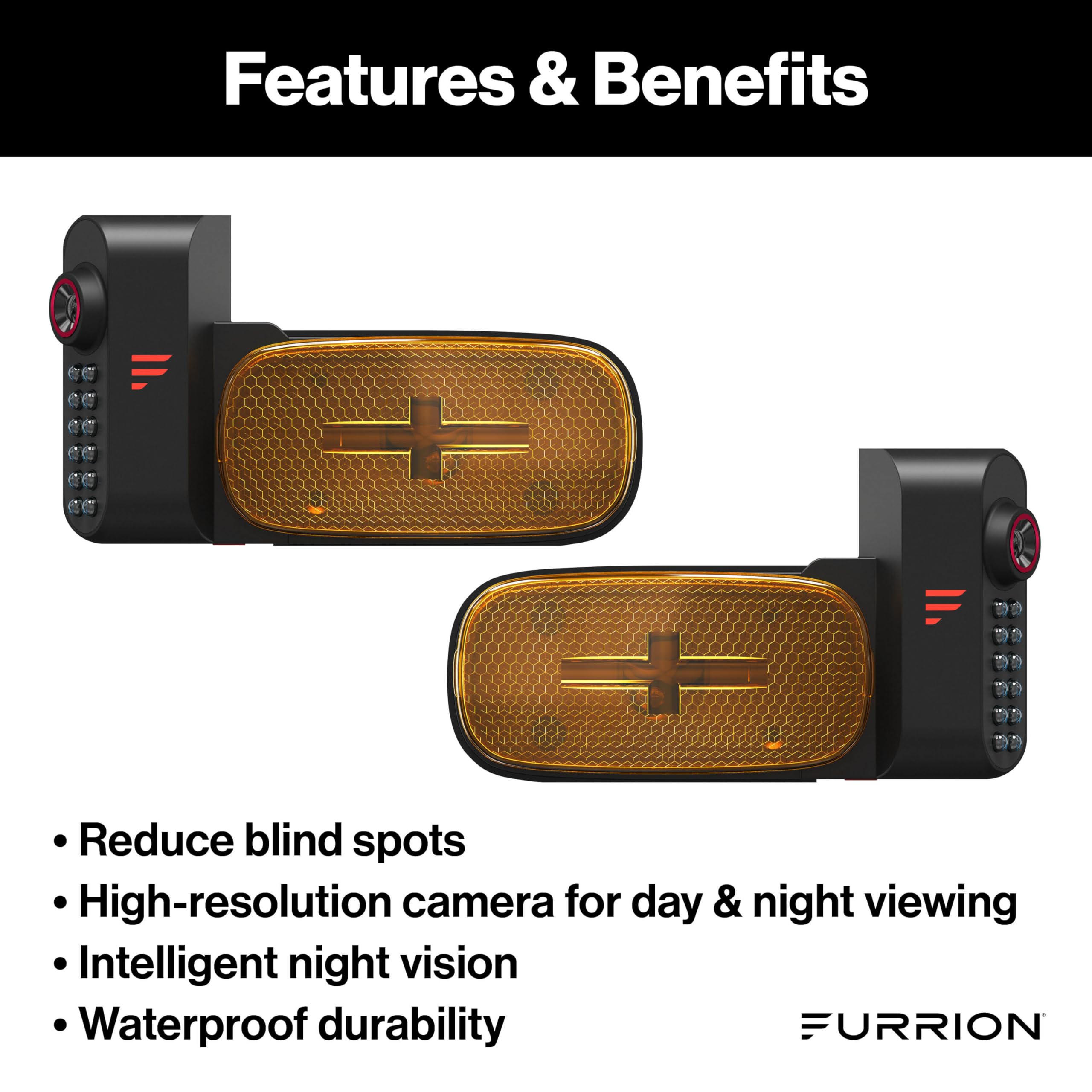 Furrion Vision S+ 1080p cameras capture sharp daytime surroundings.