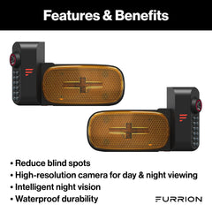 Furrion Vision S+ 1080p cameras capture sharp daytime surroundings.