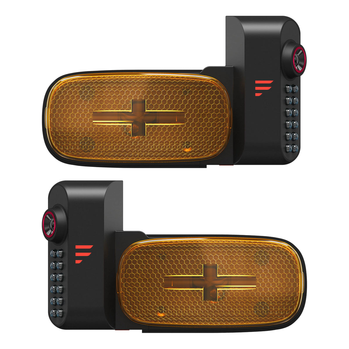 Furrion Vision S+ side cameras provide 65° view for safer lane changes.