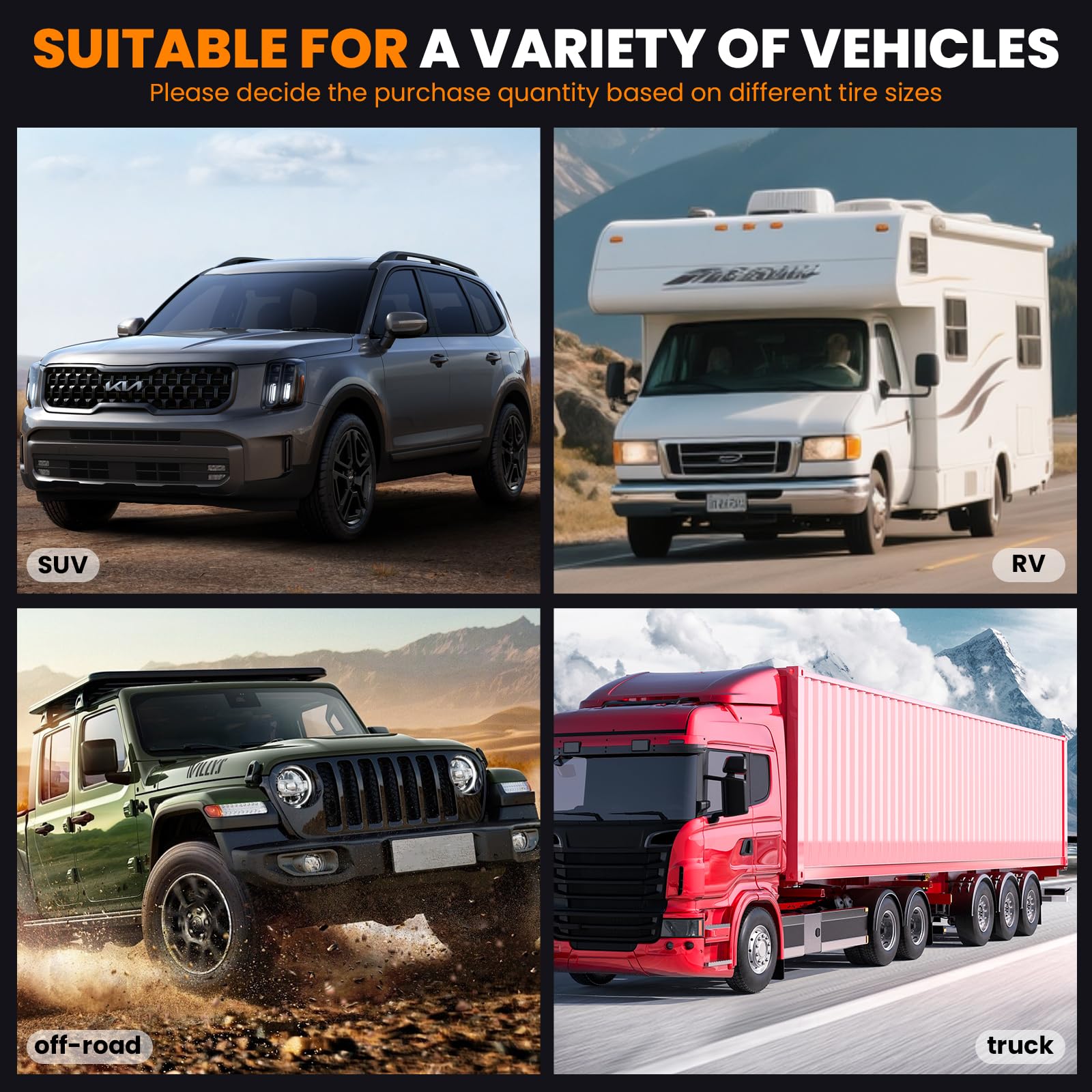 FURWEY beads in trailer tires help stabilize load and ride quality