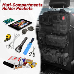 FURYENGRAVER phone pouch on back-seat organizer for easy access