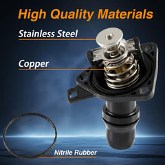 FUSCH thermostat housing for Honda Element 2.4L supports steady engine temperature.