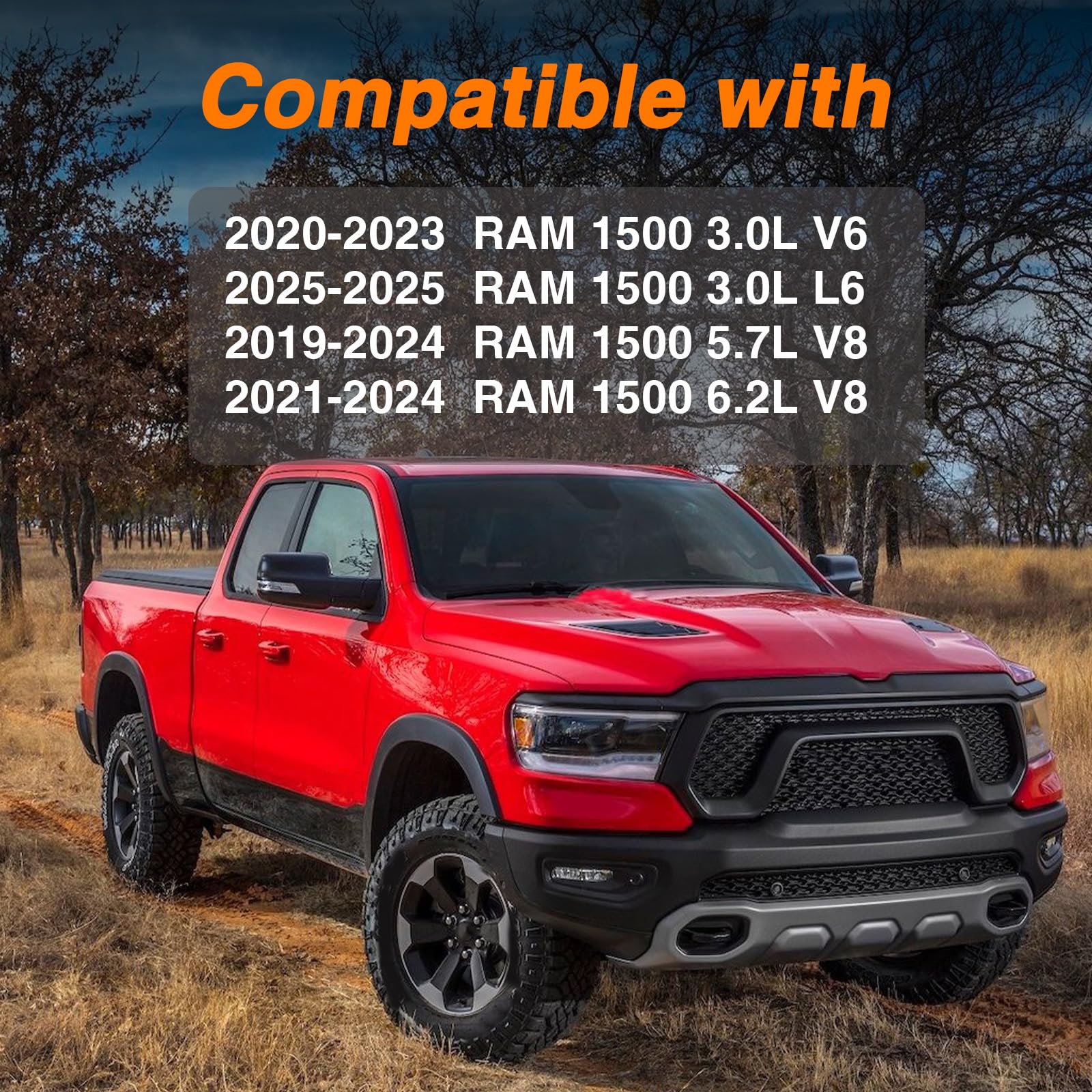 FUSCH muffler hanger for Ram 1500 left provides secure mounting.