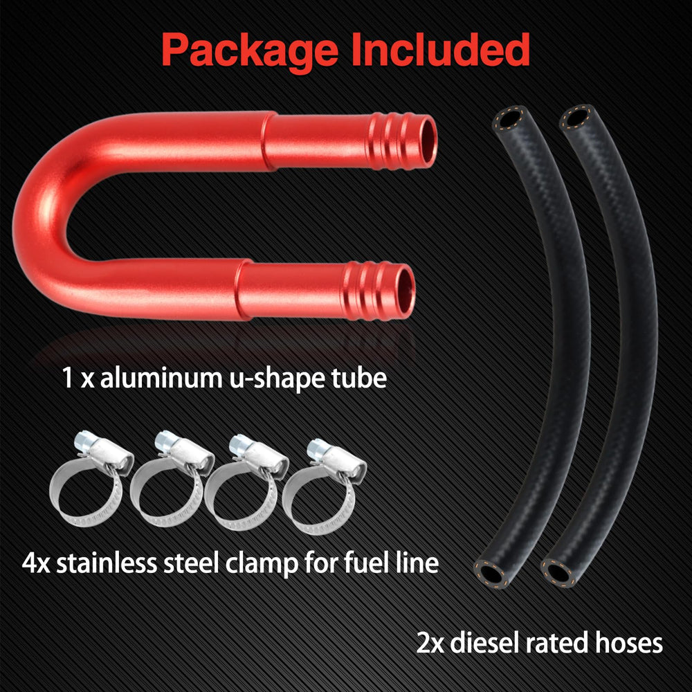 FUSCH under-hood Duramax bypass setup for maintenance