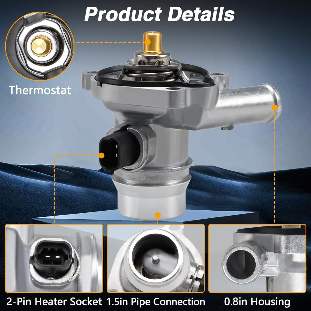 FUSCH thermostat housing with plug-and-play design for quick replacement.