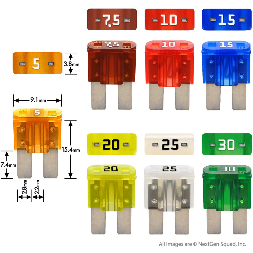 FuseTech Micro2 15A blue fuse delivers precise protection for essential circuits