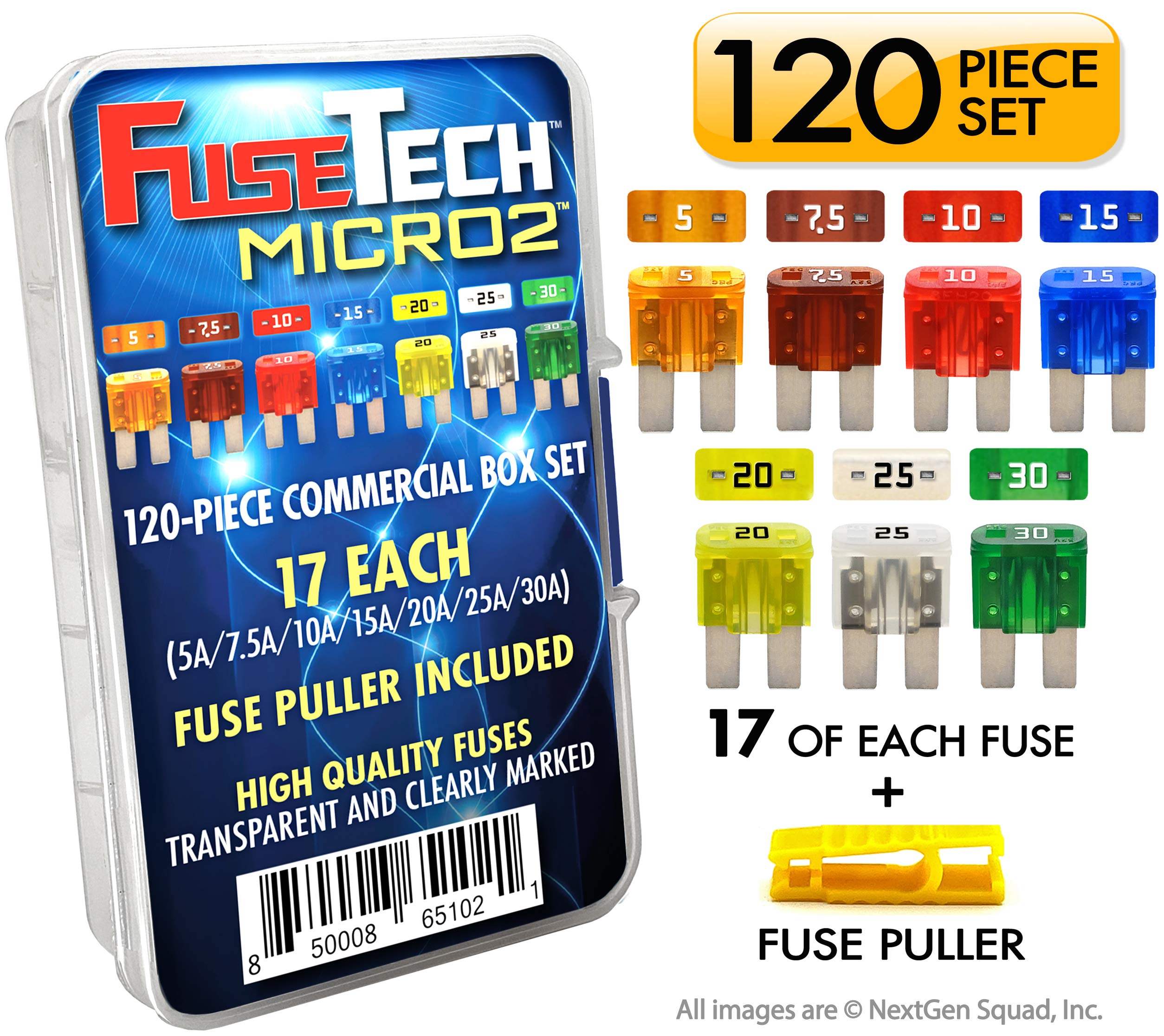 FuseTech Micro2 ATR transparent nylon housing for quick fuse status checks