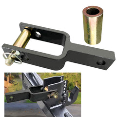 FUYEAR quick hitch adapter bracket for Category 1 tractors, showing durable construction