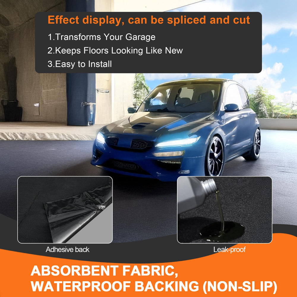 Absorbs oil, water, and automotive fluids efficiently on driveways.