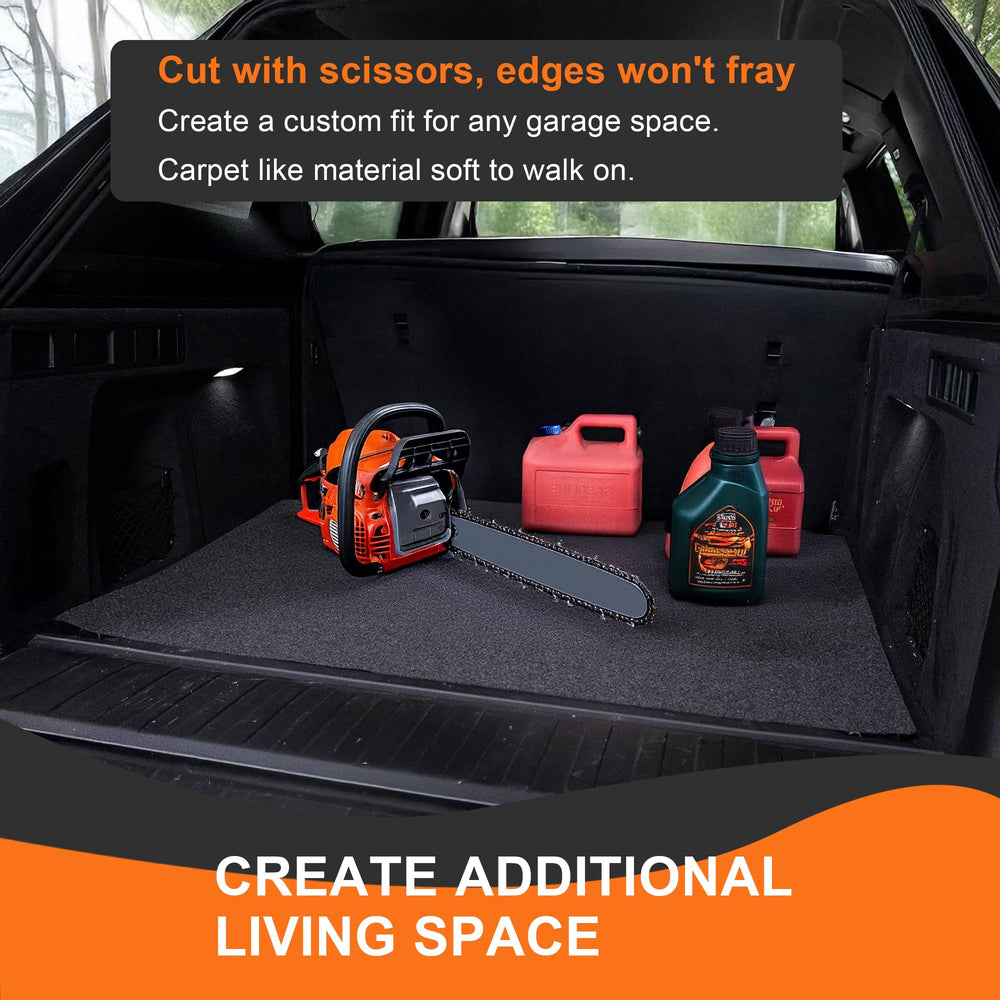 Cut to fit your space for a custom garage solution.