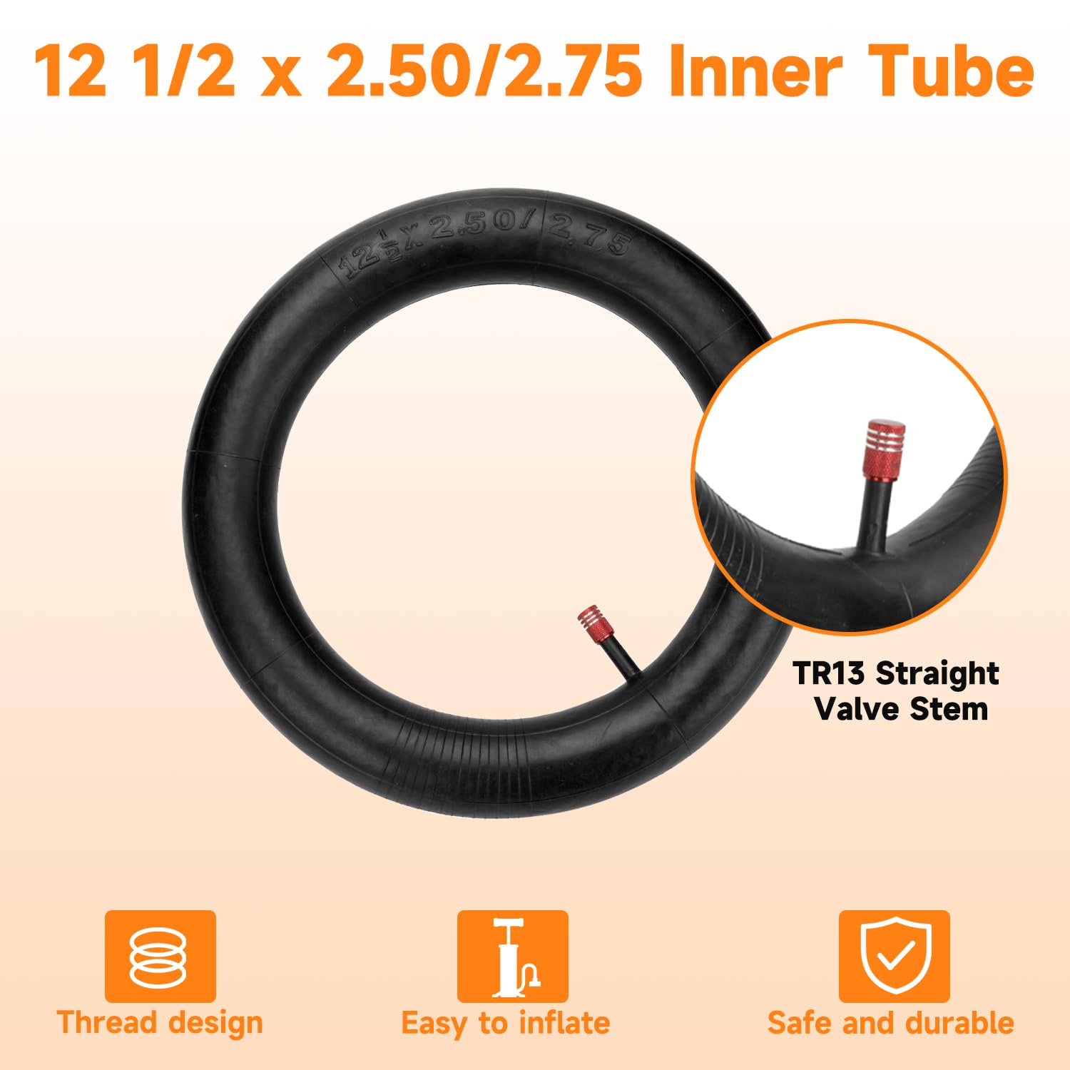 FVRITO inner tube ready for installation and puncture resistance
