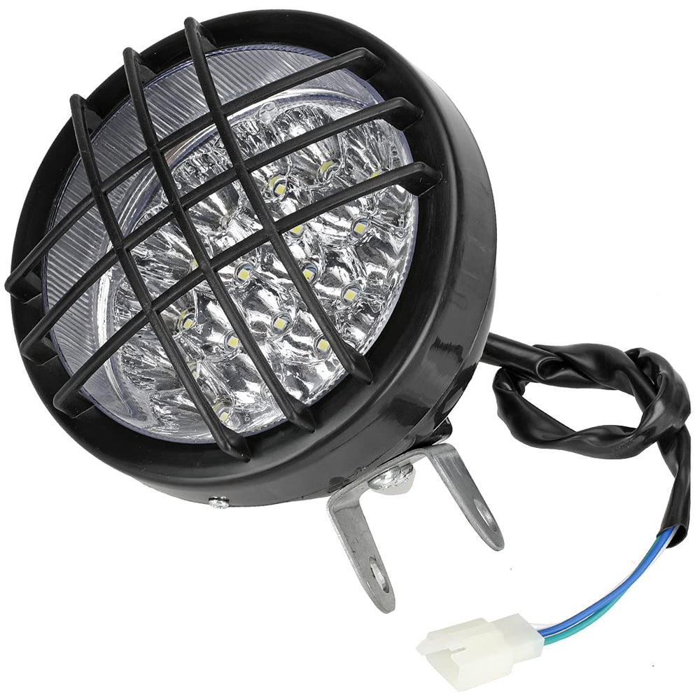 FVRITO 12V LED front headlight for ATV enhances night visibility