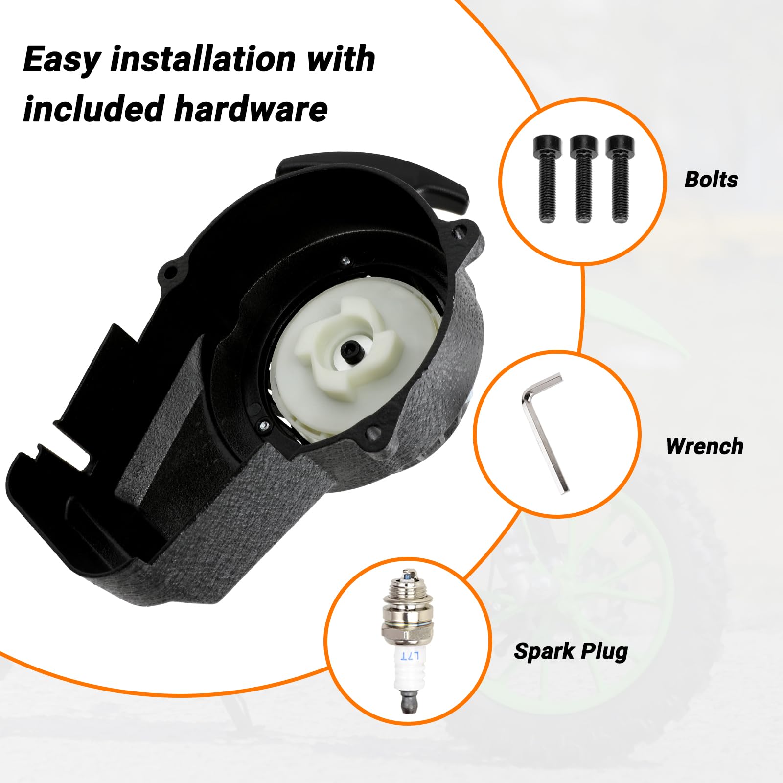 FVRITO compatibility with 2-stroke 47cc–50cc engines explained.