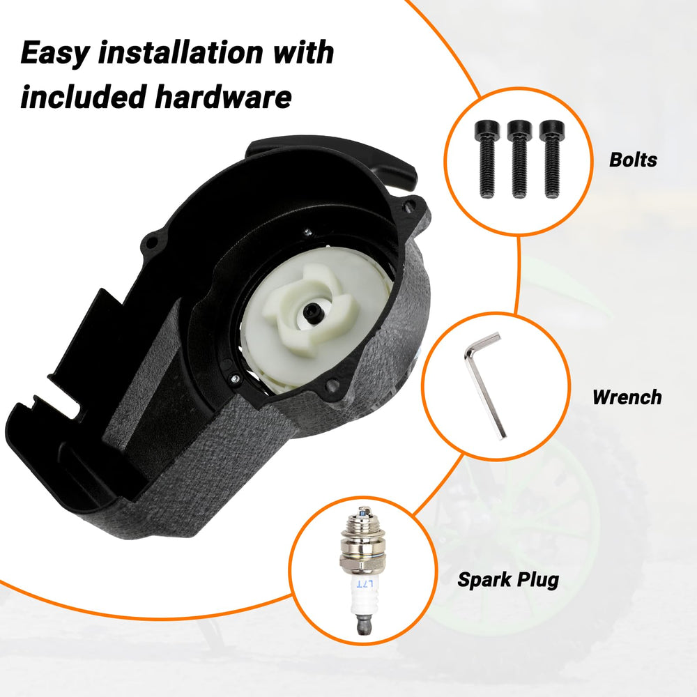 FVRITO compatibility with 2-stroke 47cc–50cc engines explained.