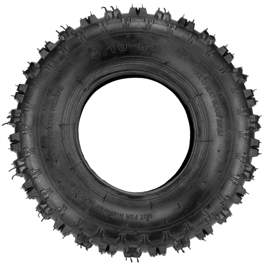 FVRITO 4.10-6 NHS tire designed for 6-inch rims on multiple machines.