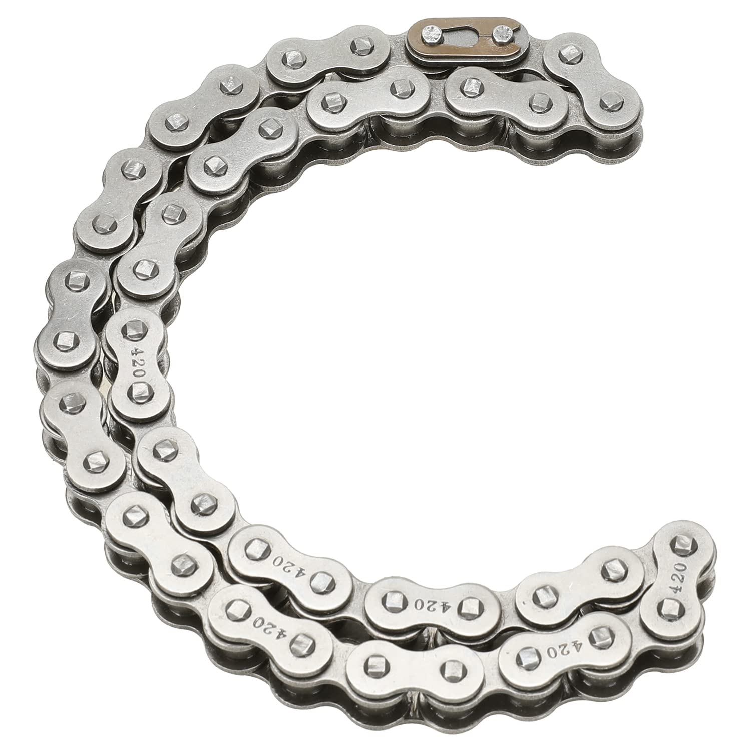 FVRITO 420 chain with corrosion resistance for longer outdoor life.