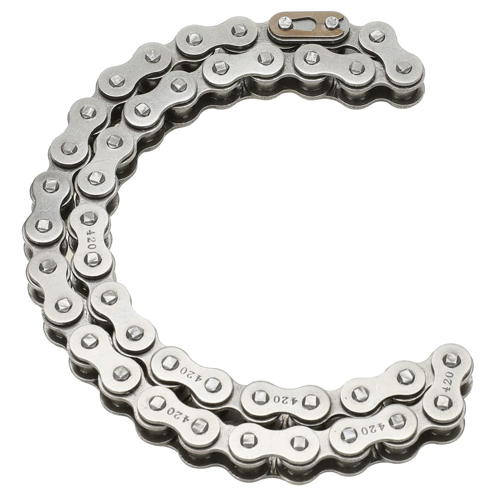 FVRITO 420 chain with corrosion resistance for longer outdoor life.