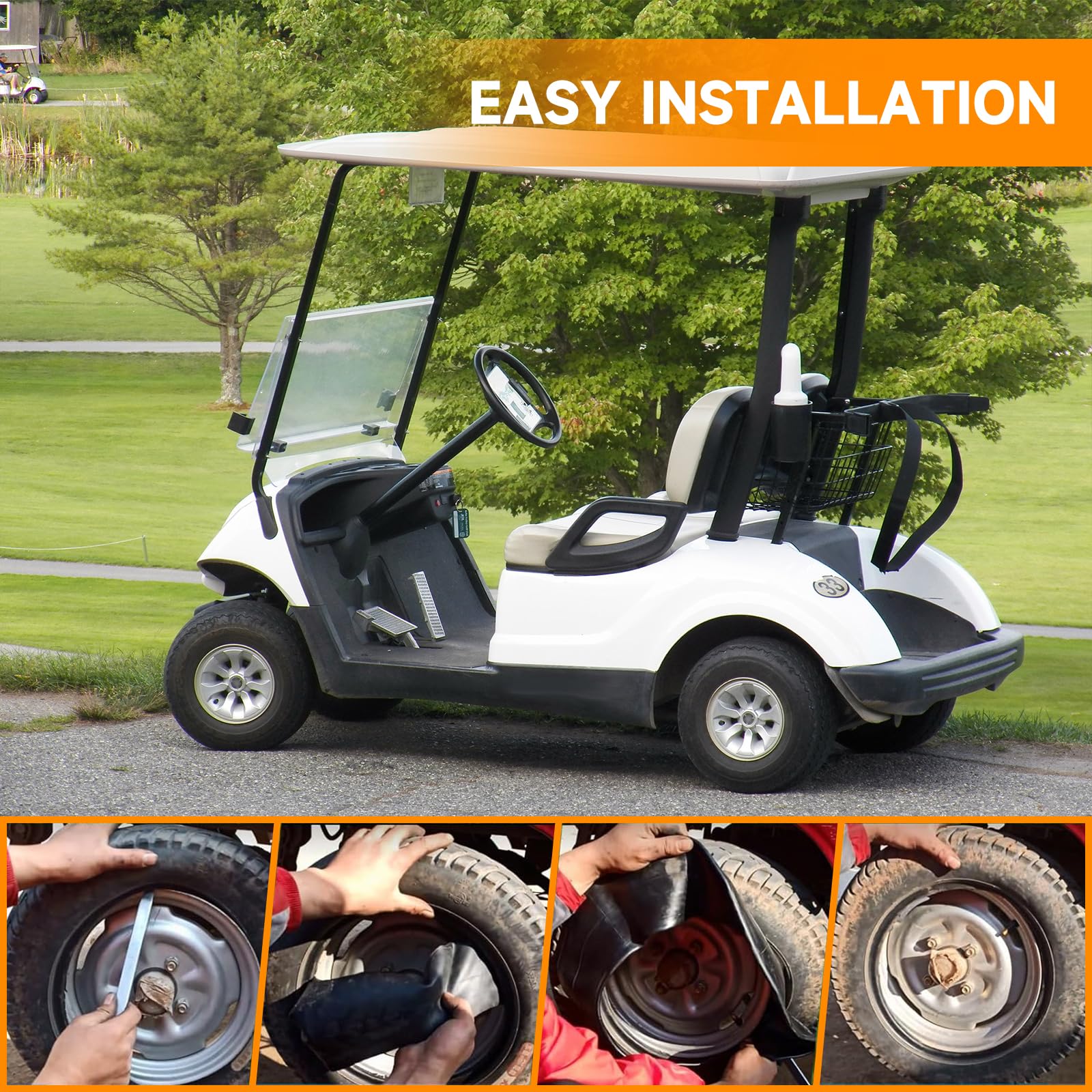 FVRITO compatibility with 8-inch rims, simple swap for multiple platforms.