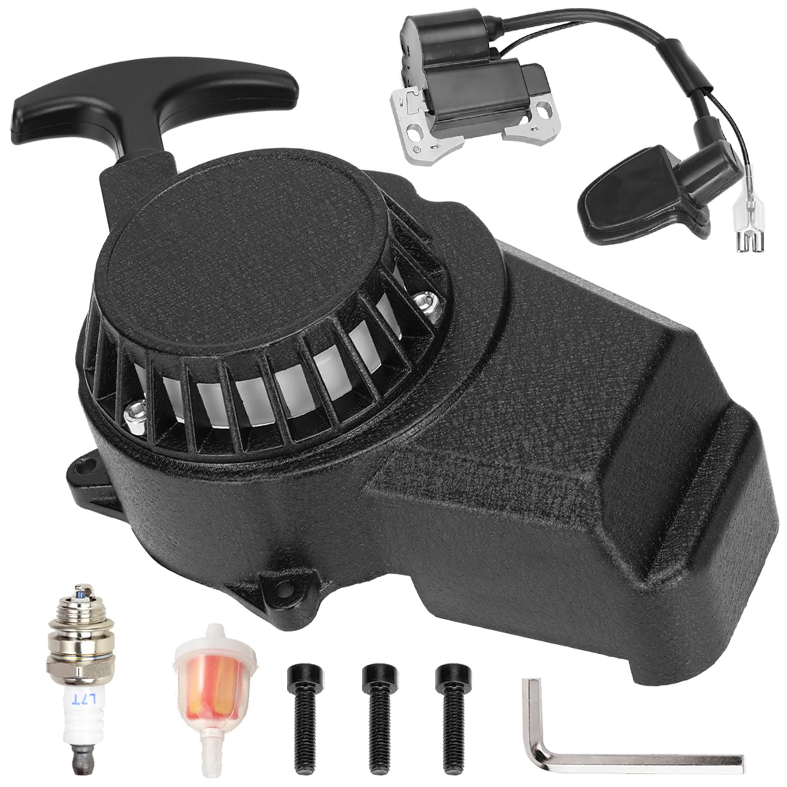 FVRITO alloy easy pull ignition coil close-up for reliable quick starts.