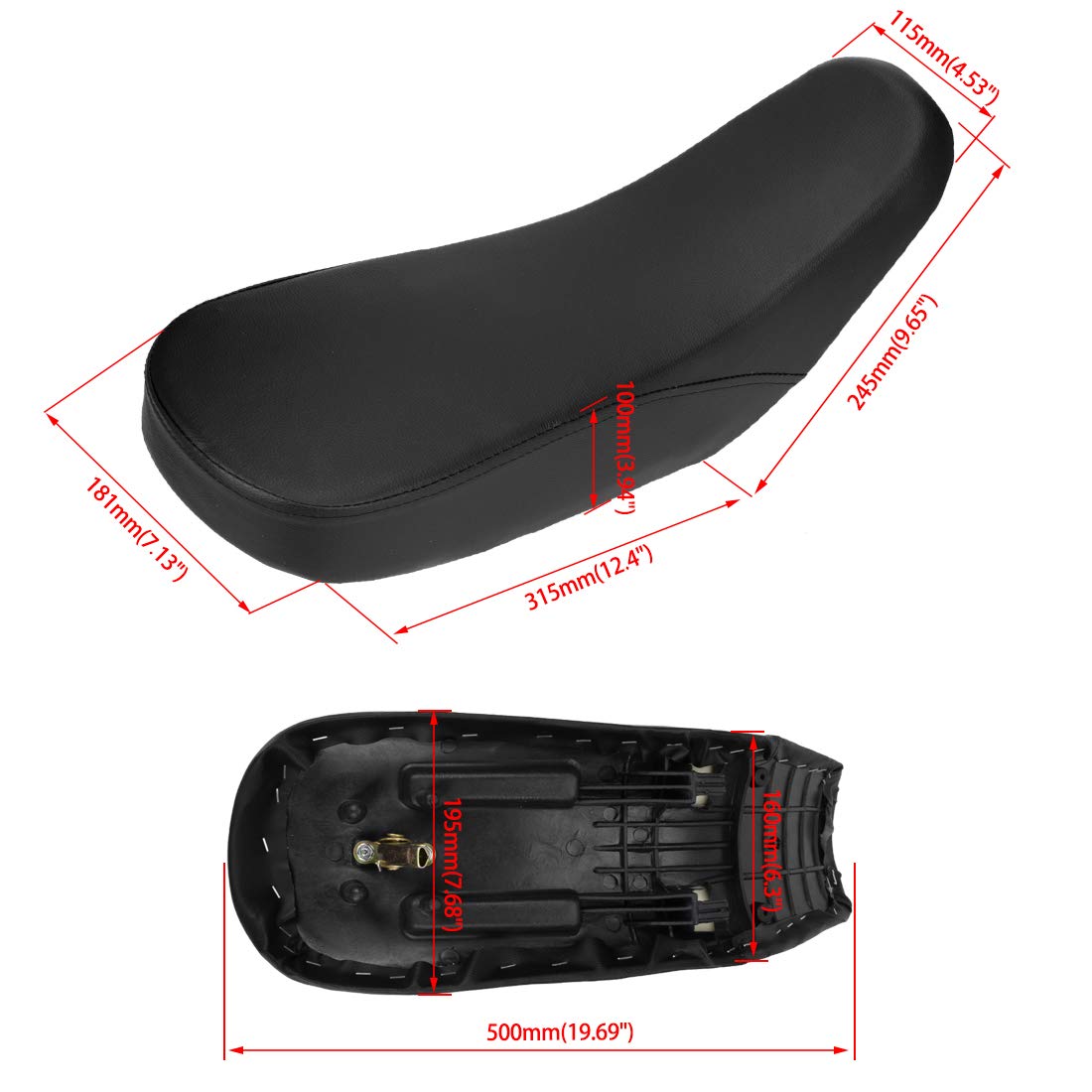 FVRITO anti-slip seat cover reduces shifting on bumpy trails