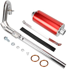 FVRITO exhaust muffler assembly kit for pit bikes, ready for install