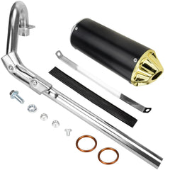 FVRITO exhaust muffler assembly on CRF50 XR50 with durable finish