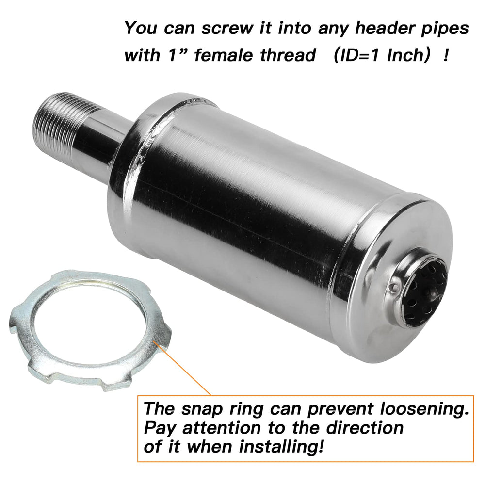 FVRITO Hammerhead 80T muffler maintains power with quieter exhaust.