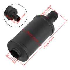 Silencer core design delivers smoother low end tone and reduced rasp.