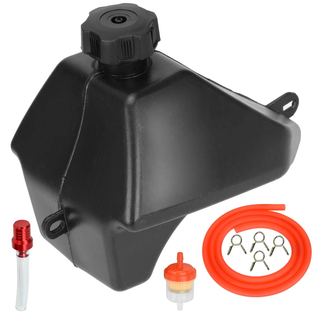 FVRITO gas tank for 50cc–125cc ATVs with ABS shell and sealed performance.