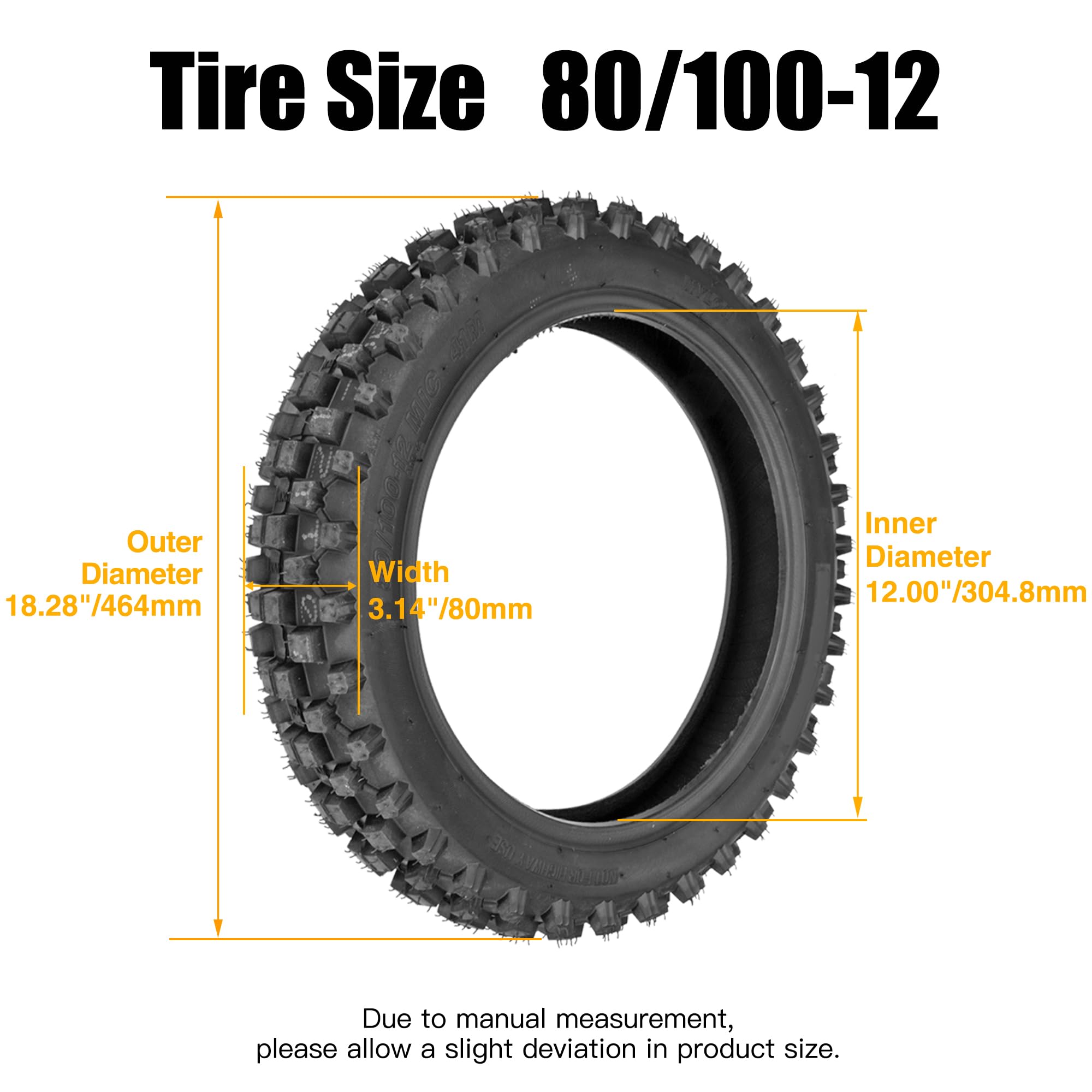 FVRITO inner tube with valve cap kit for quick setup.