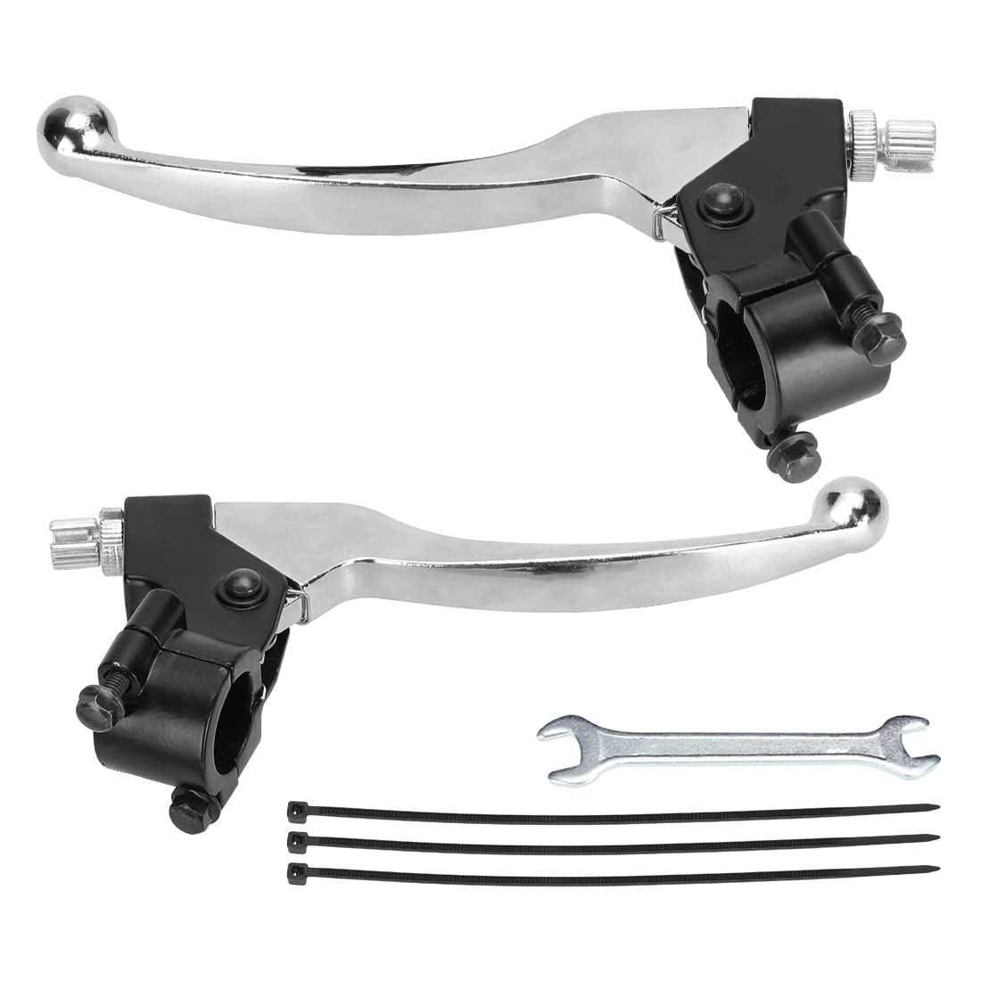 FVRITO left clutch lever for 7/8-inch handlebars enhances grip control.