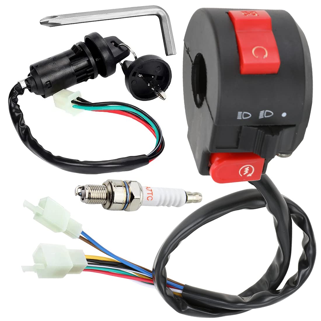 FVRITO left starter switch for ATVs improves control during rides.