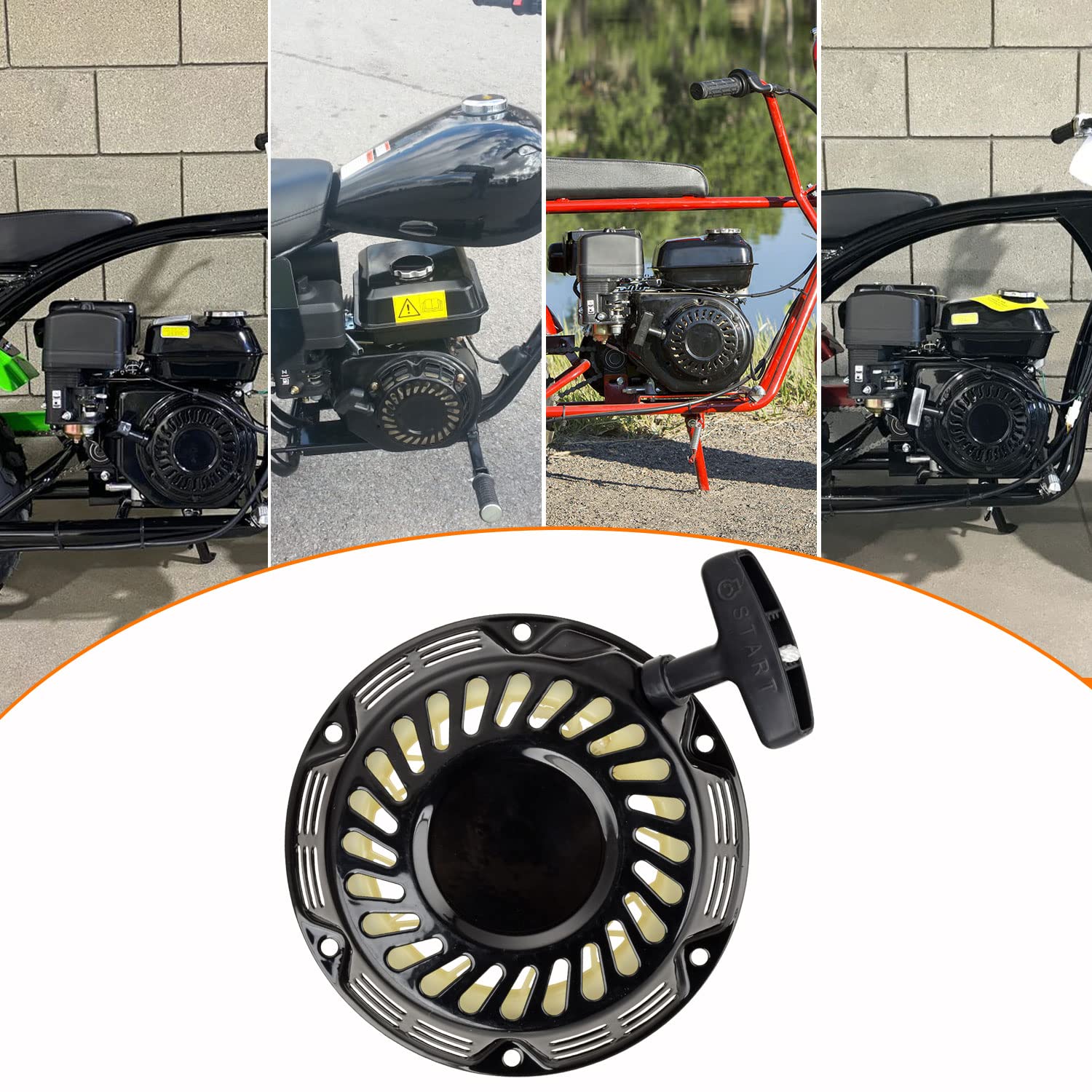 FVRITO predator-212cc compatibility image highlights flexible mounting options.