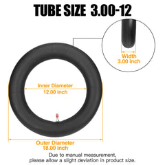 Premium rubber FVRITO inner tube highlights durability for off-road use.