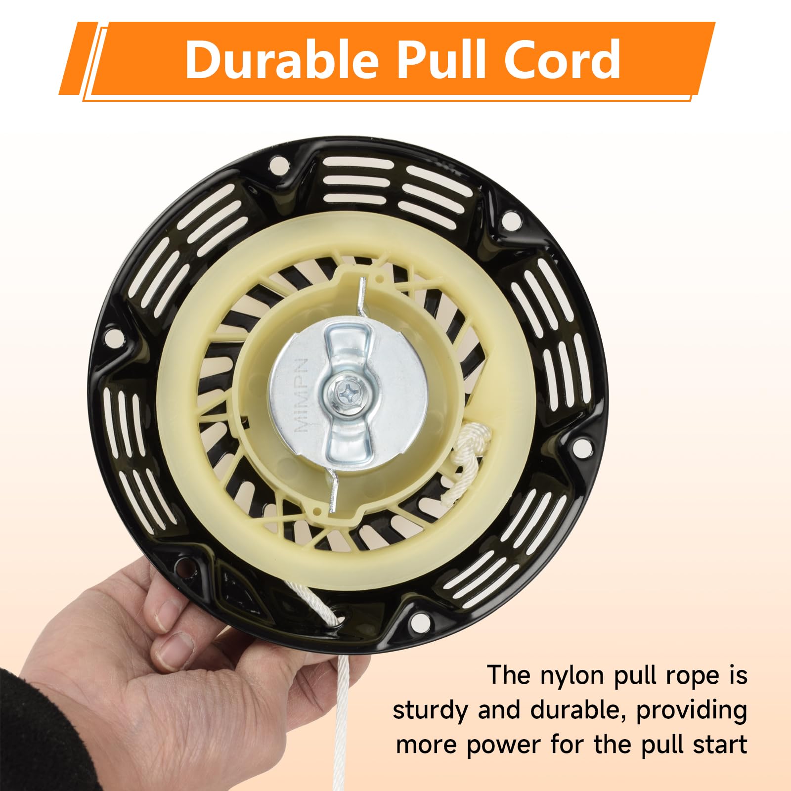 FVRITO pull cord nylon offers long-lasting resilience for reliable starting.