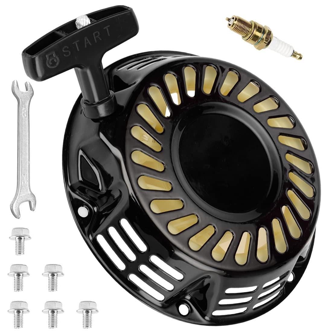 FVRITO pull start assembly ready for quick engine starts.