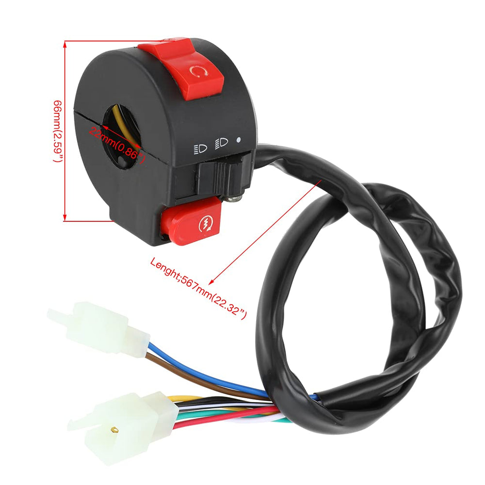 FVRITO top red on/off button for quick power control.