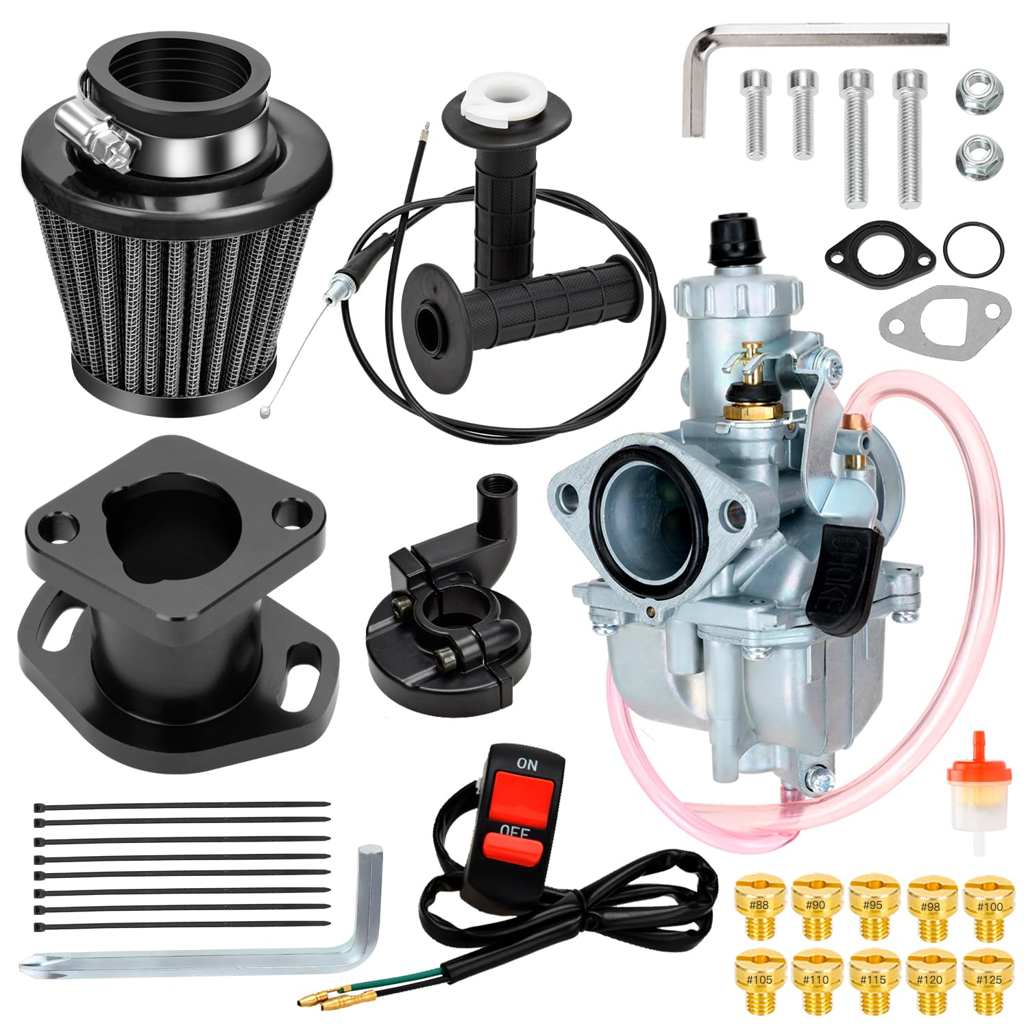 FVRITO VM22 carburetor kit assembly for Predator minis with improved fuel mix