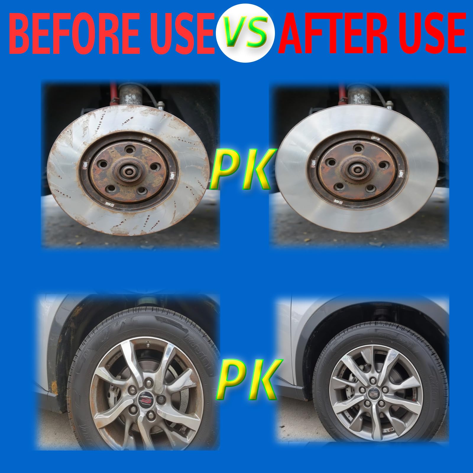 FWEXCK wheel hub cleaning tool rust removal capability targeting corrosion