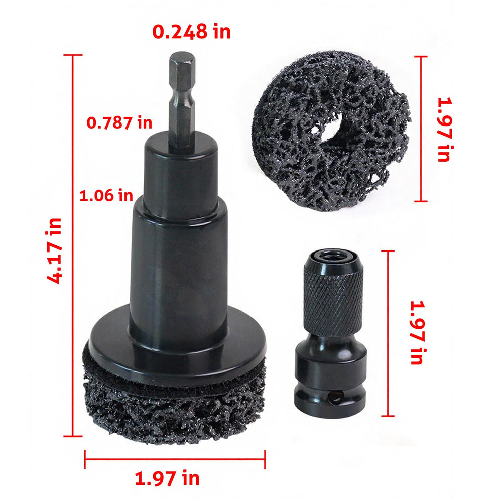 FWEXCK wheel hub cleaning tool wide application on rims and discs
