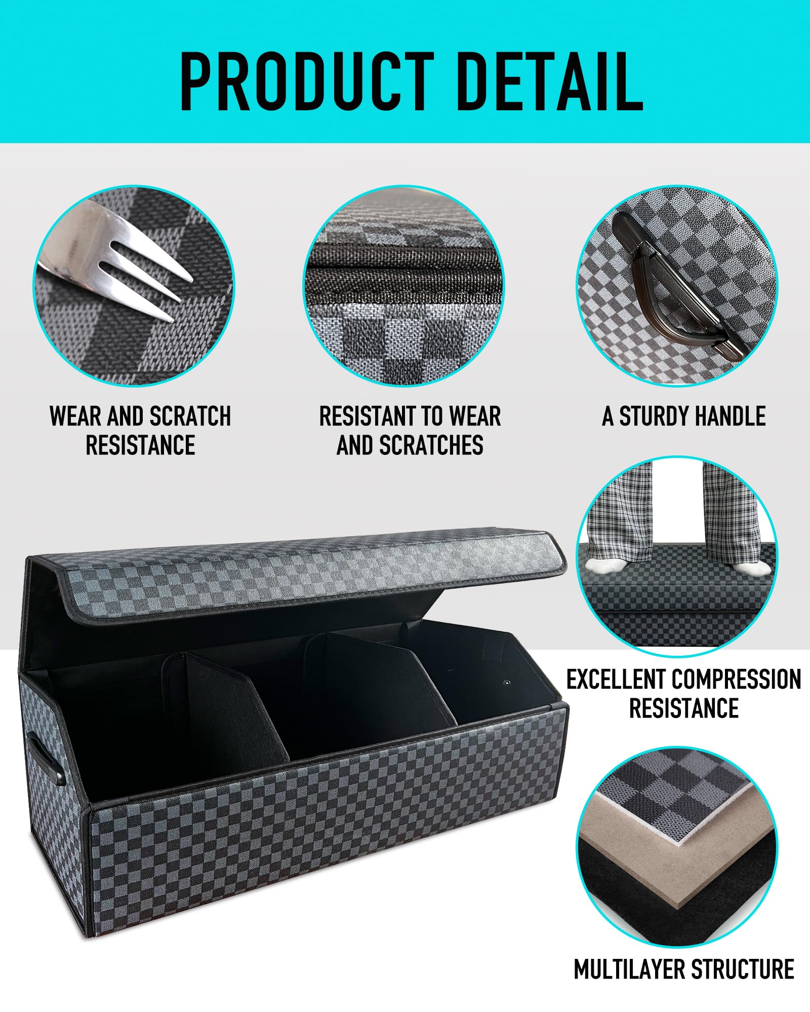 Fyzeoty adjustable compartments tailor storage for sports gear or kits.