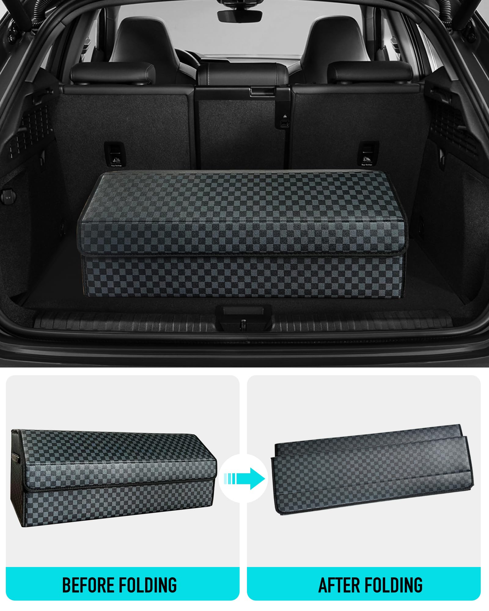 Fyzeoty SUV storage box keeps essentials organized on daily drives.
