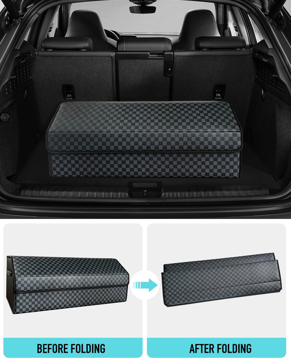 Fyzeoty SUV storage box keeps essentials organized on daily drives.