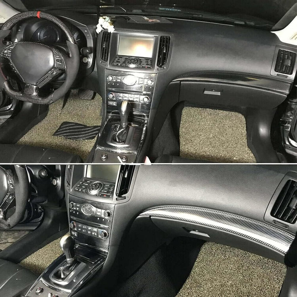FZJDSD dash panel decal adds premium texture and enables easy cleaning.