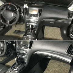 FZJDSD dash panel decal adds premium texture and enables easy cleaning.