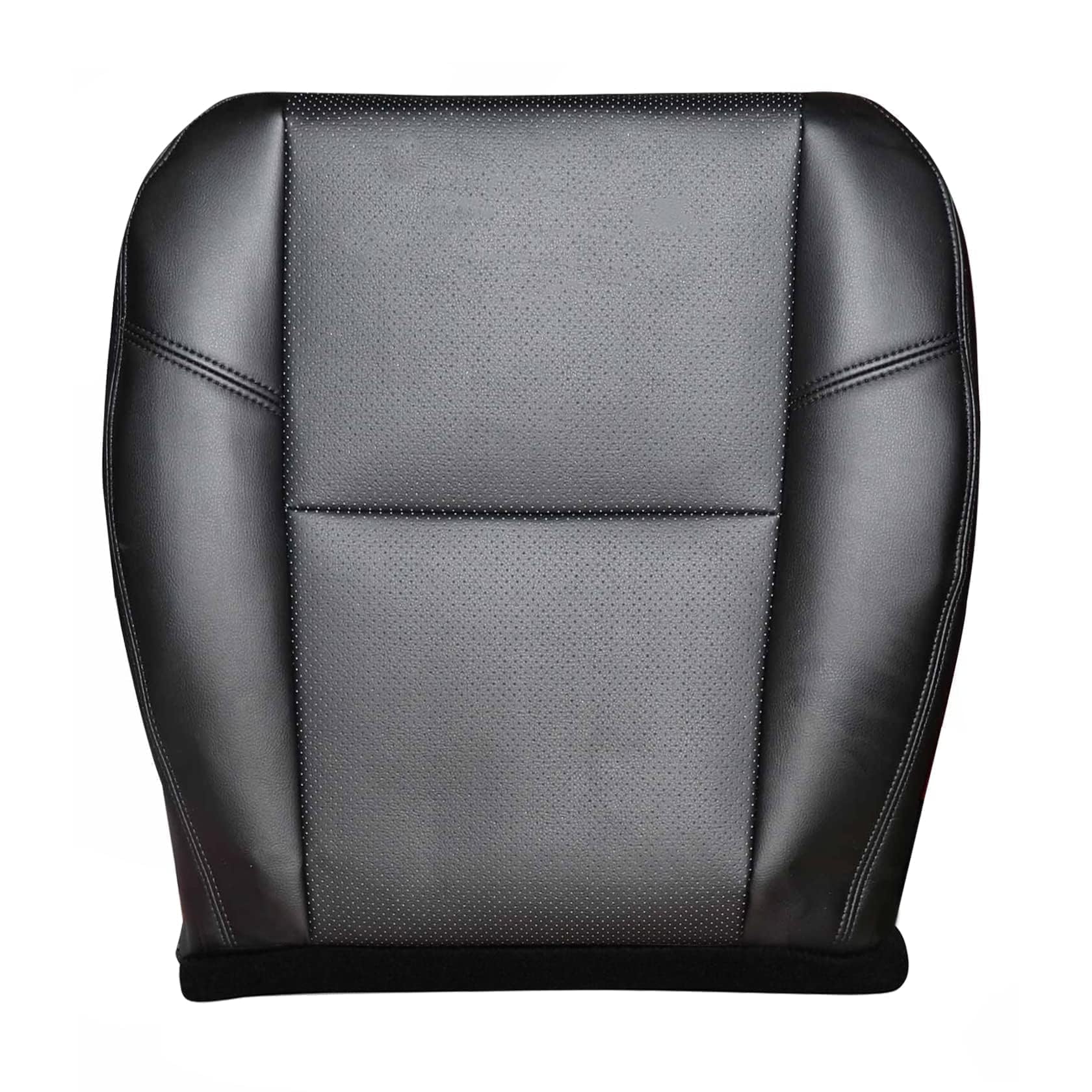 FZJDSD black perforated front driver bottom seat cover protects against wear